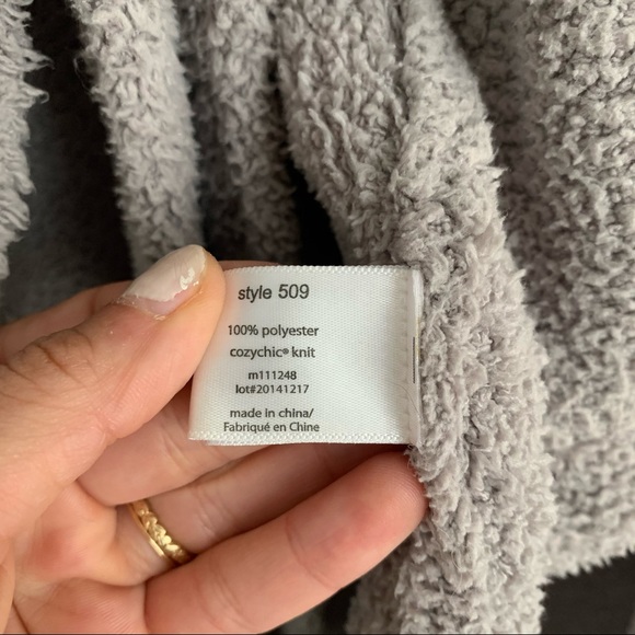 Barefoot Dreams CozyChic Robe Gray Size 1 - Picture 11 of 14